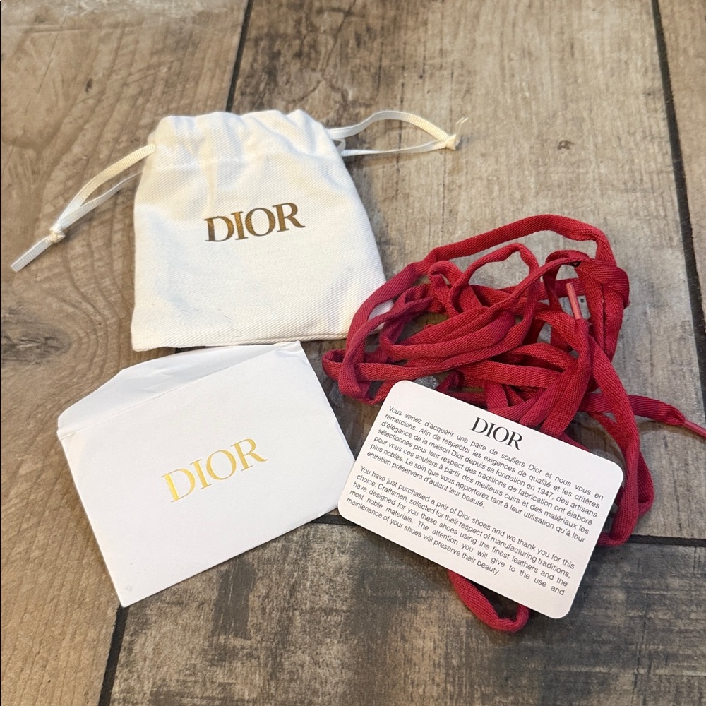 Dior Women's Sneakers - Cream and Blue - Picture 5 of 5